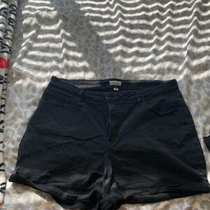 Ava & Viv Black Jean Shorts